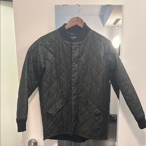 Madewell Quilted Black Jacket